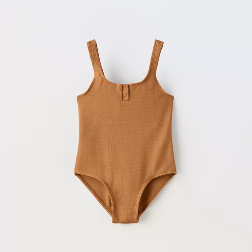 Zara Ribbed Swimsuit NEW